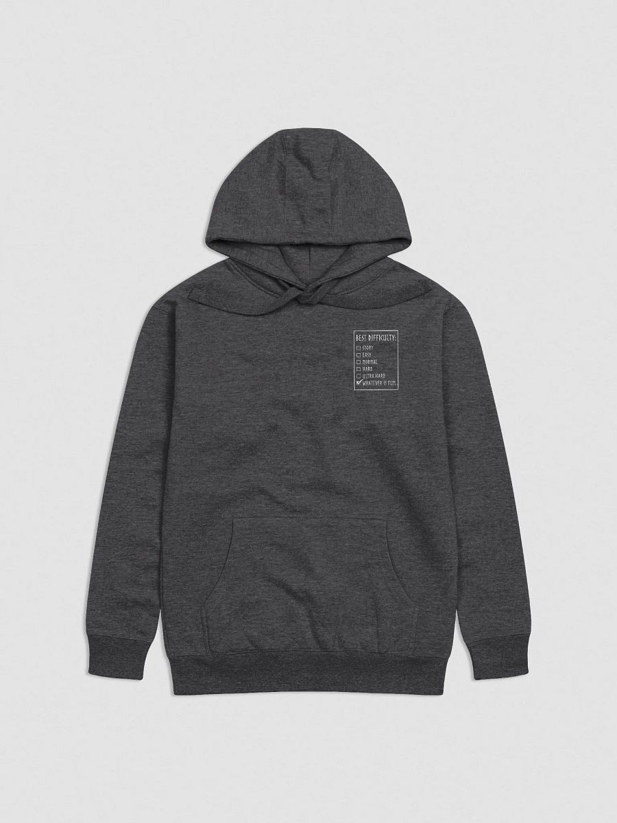 BEST DIFFICULTY - Hoodie White Embroidery product image (2)