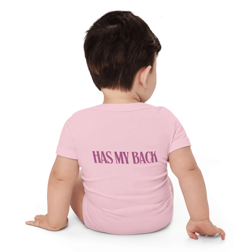 God Has My Back Baby Onesie in Pink 🌸 product image (6)