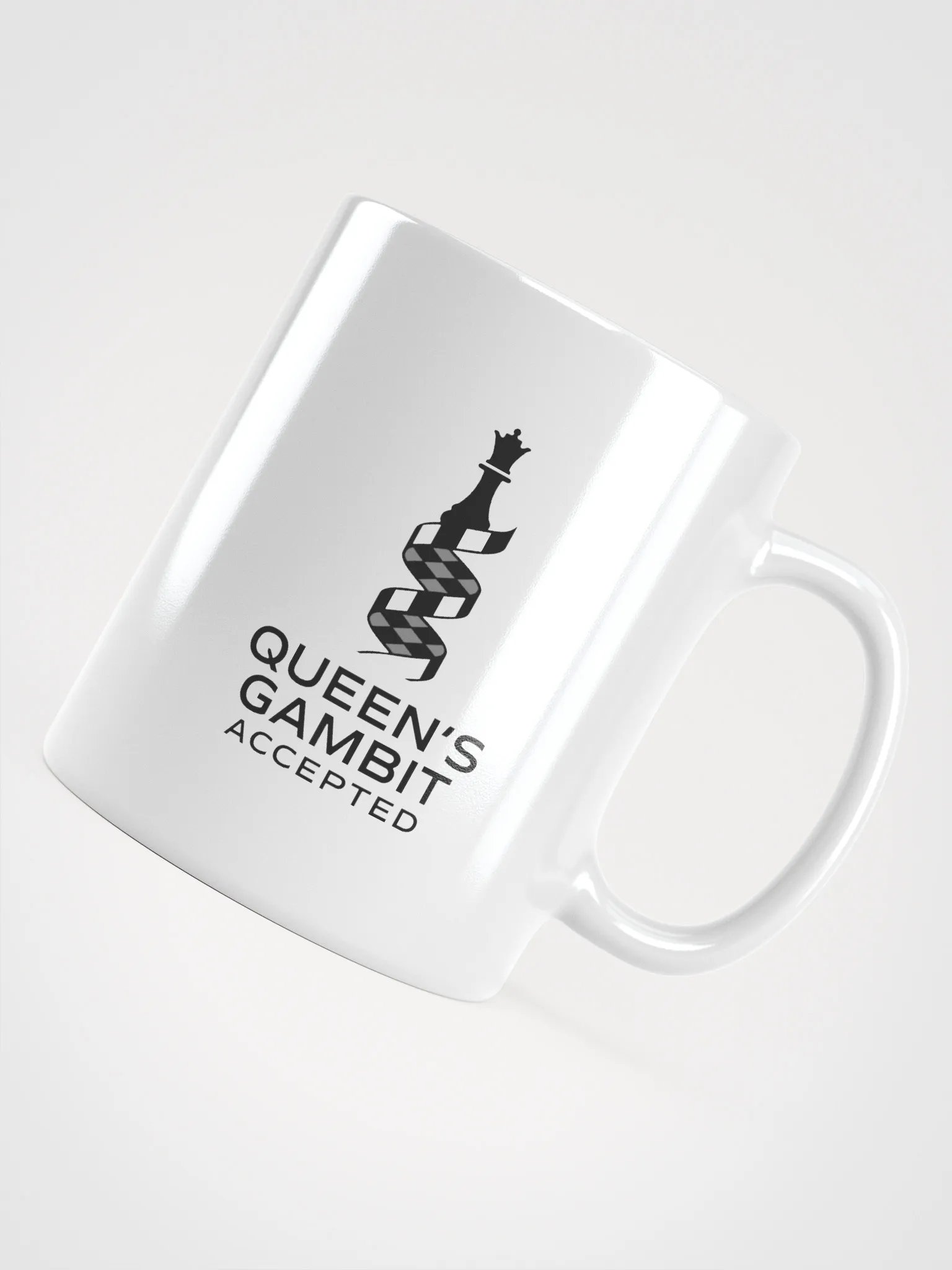 Queen's Gambit Accepted - White Glossy Mug product image (11)