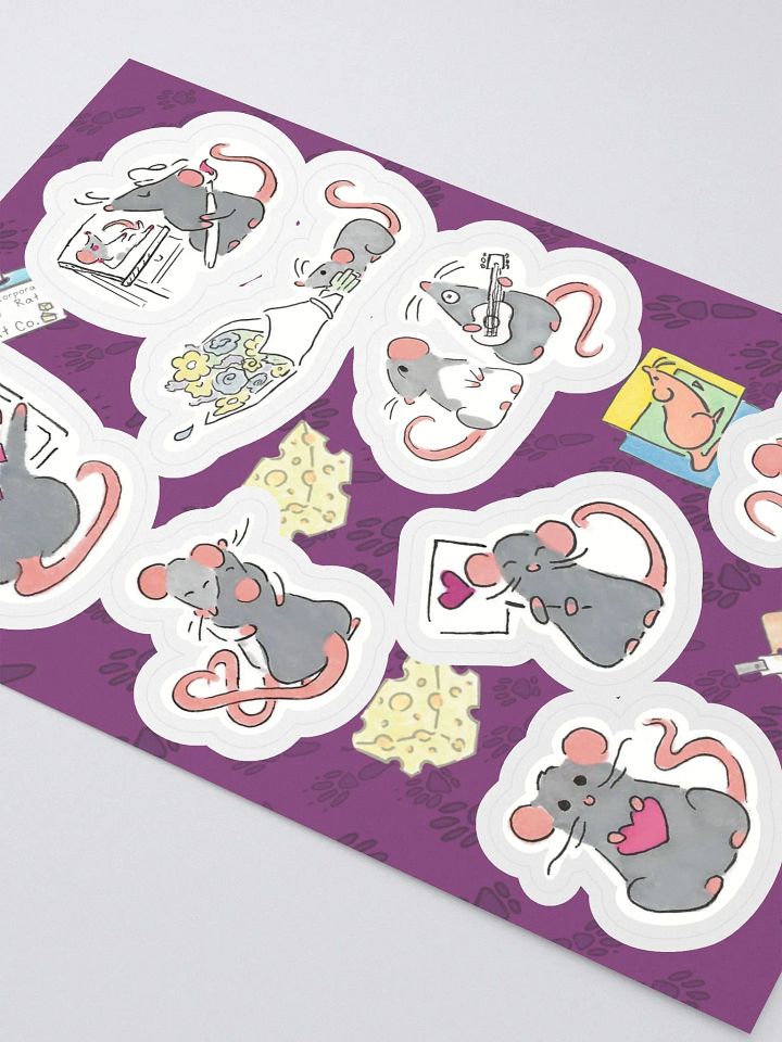 Rats in Love Sticker Sheet product image (2)