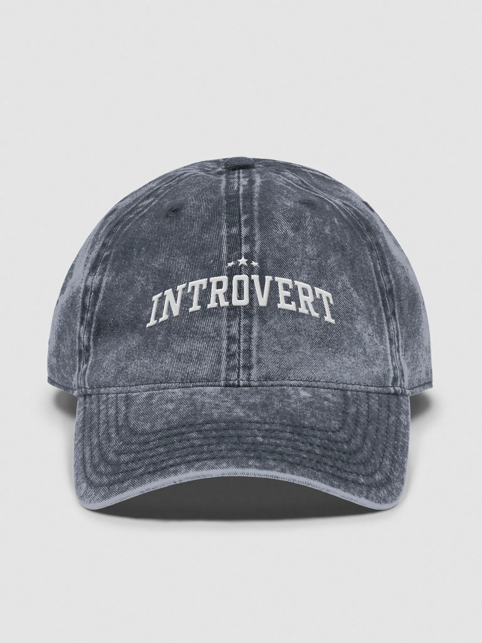 Introvert (Otto Vintage Wash Dad Hat) product image (22)
