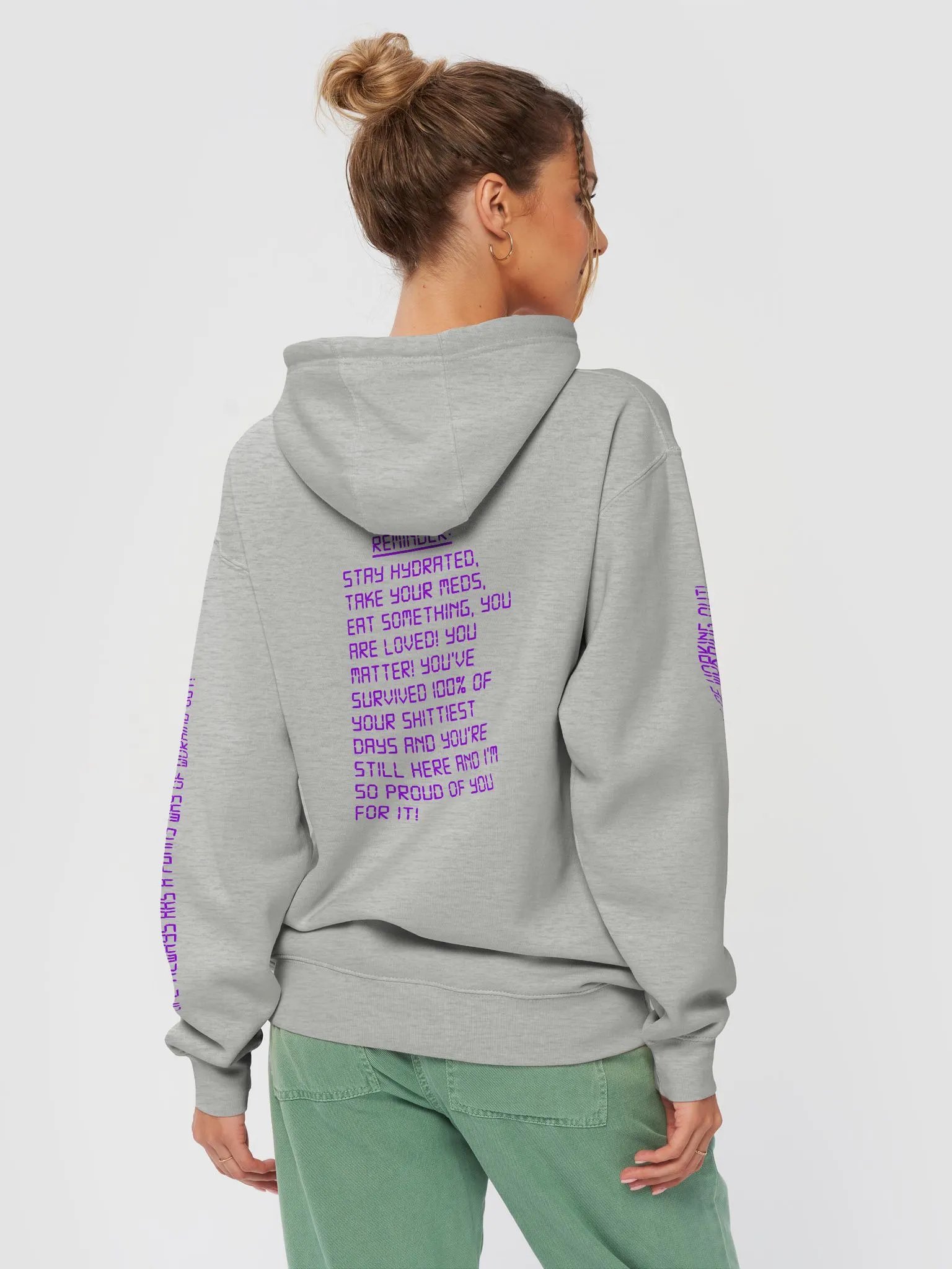 Ren Logo Quote Hoodie product image (16)