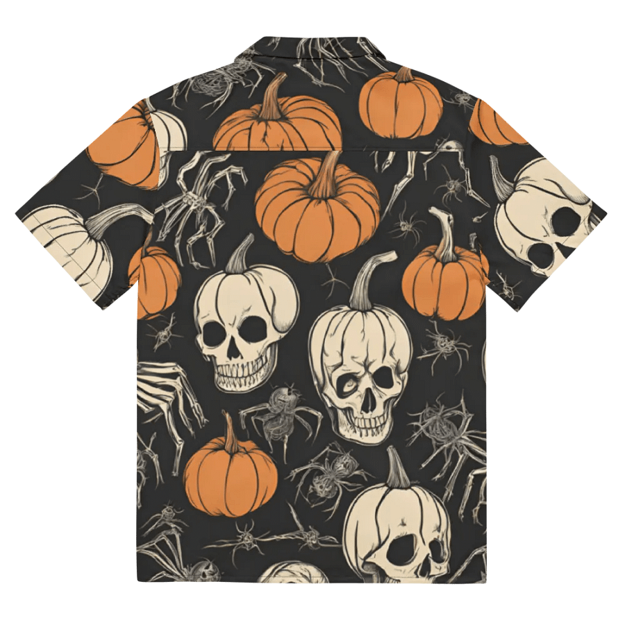 Spooky Paradise Hawaiian Shirt product image (11)