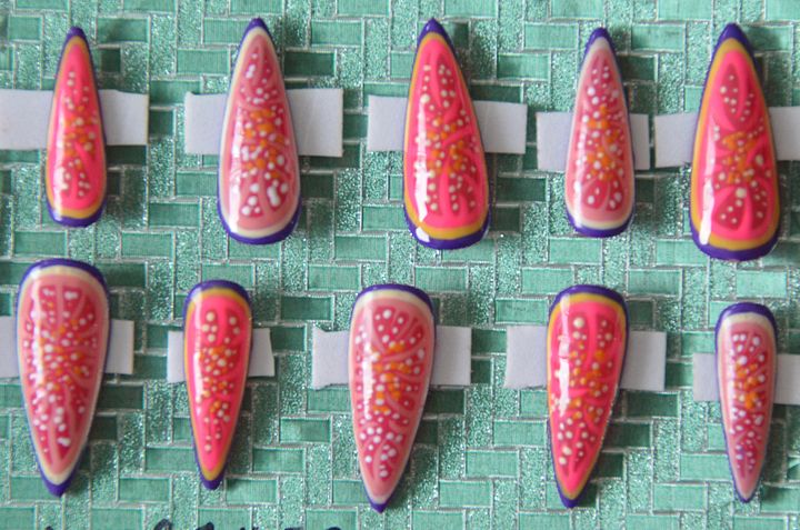 Fruitful Fig Press On Nails product image (1)