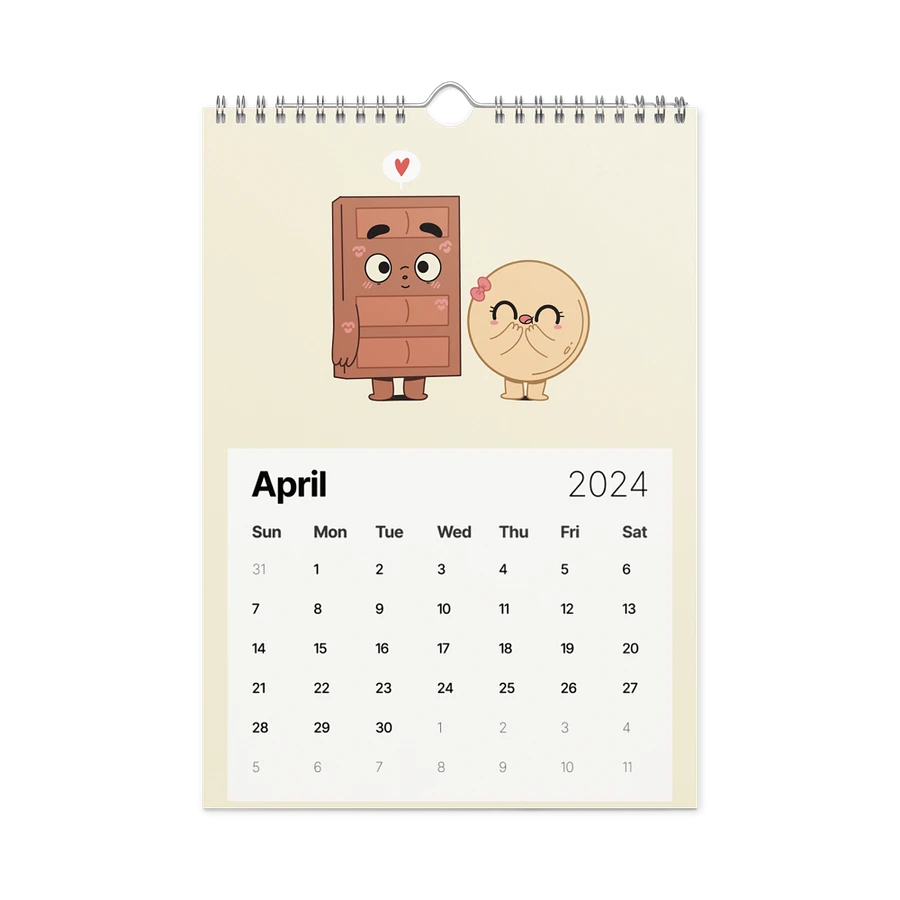 2024 Choco & Pancake Wall Calendar product image (3)