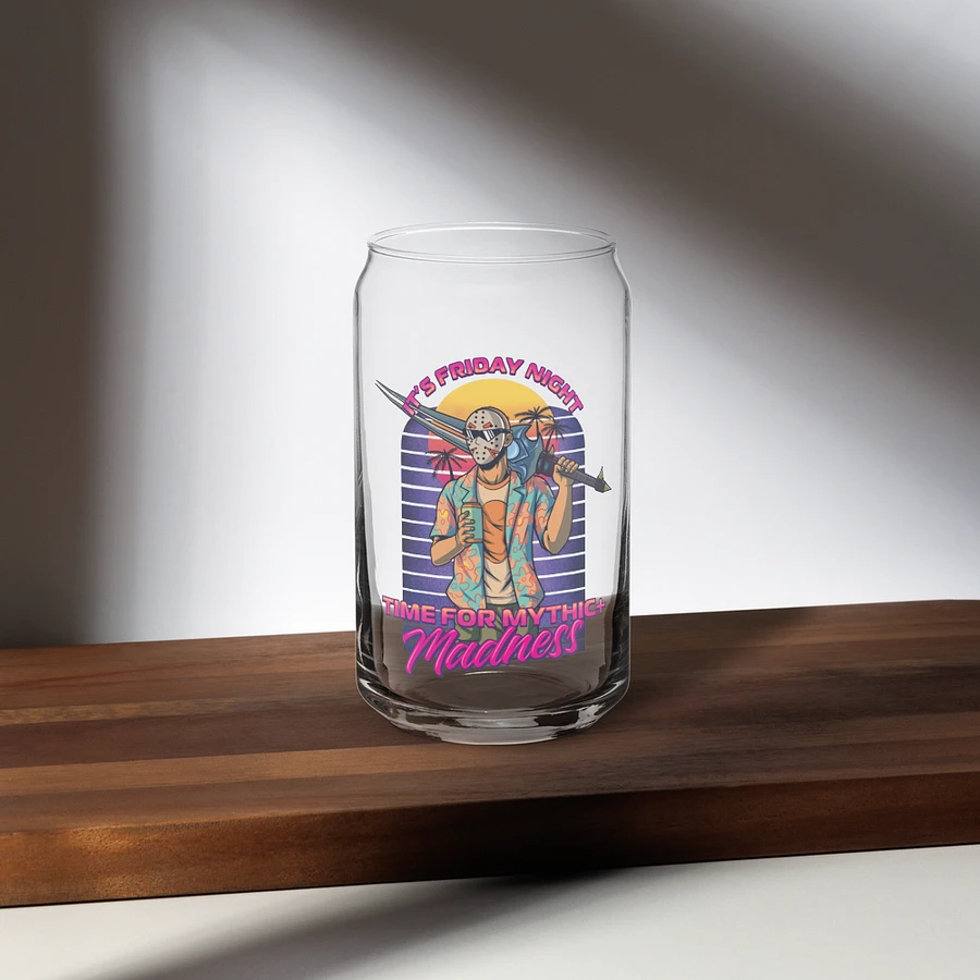 Synthwave Mythic+ Madness Can-Shaped Glass product image (5)