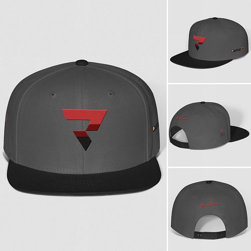 SNAPBACK - Nero/Grigio Antracite……New merchandising 👉🏻 https://pintuxttv-shop.fourthwall.com 👈🏻