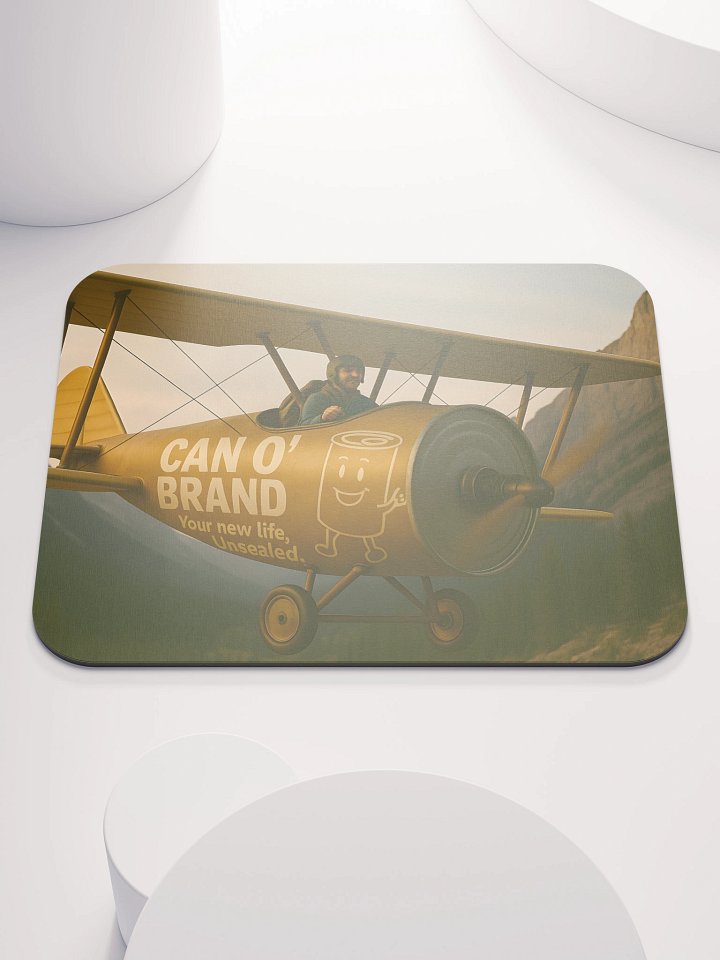 CAN O’ BRAND – Biplane Edition Mousepad product image (1)