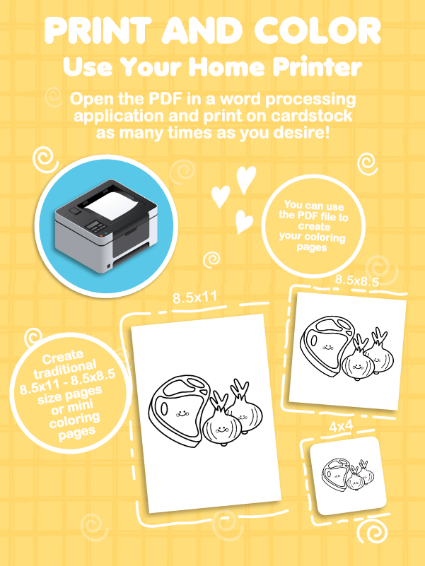 Together is Better – A Big & Easy Coloring Book of Cute Combos and Friendship (Digital Download) product image (4)