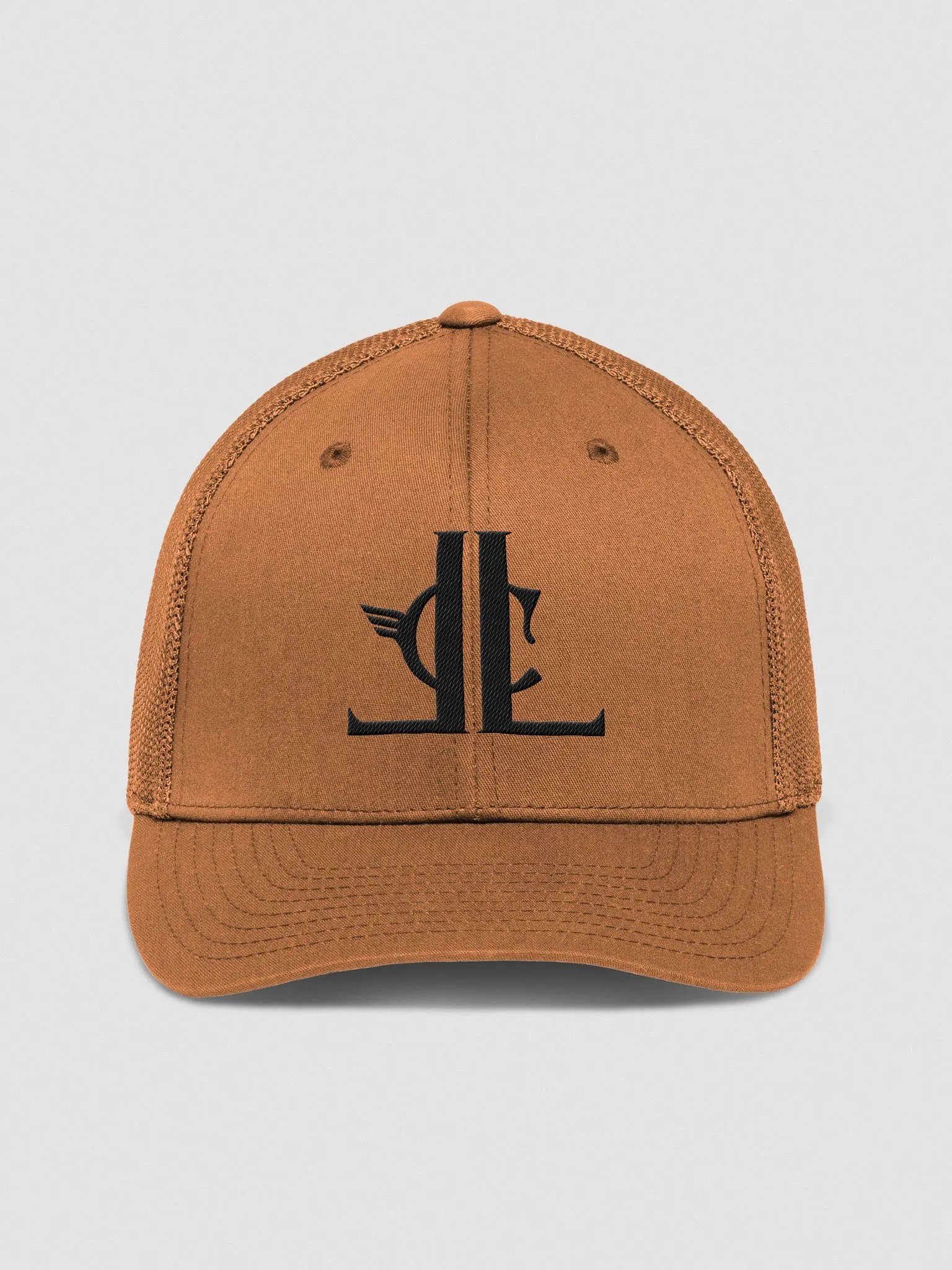 Legacy Co Official - Black Logo Flexfit Mesh Back Trucker Hat product image (9)