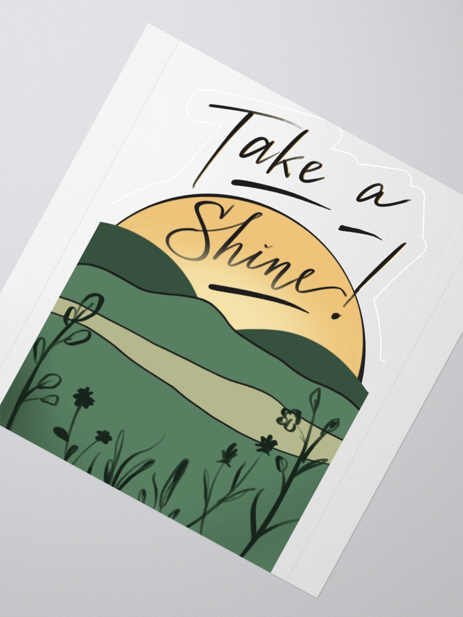 Take a Shine Sticker product image (2)