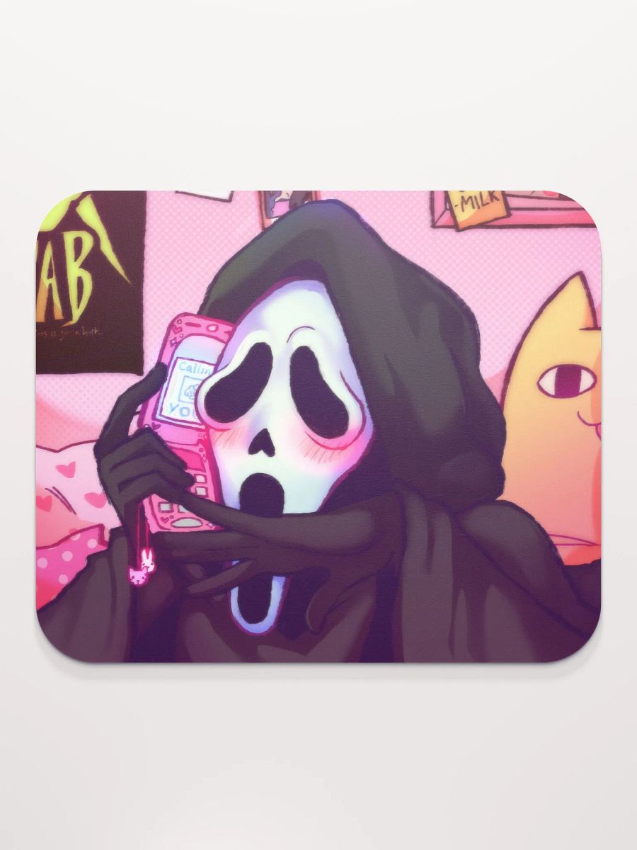 Ghost on the Phone Mousepad product image (2)