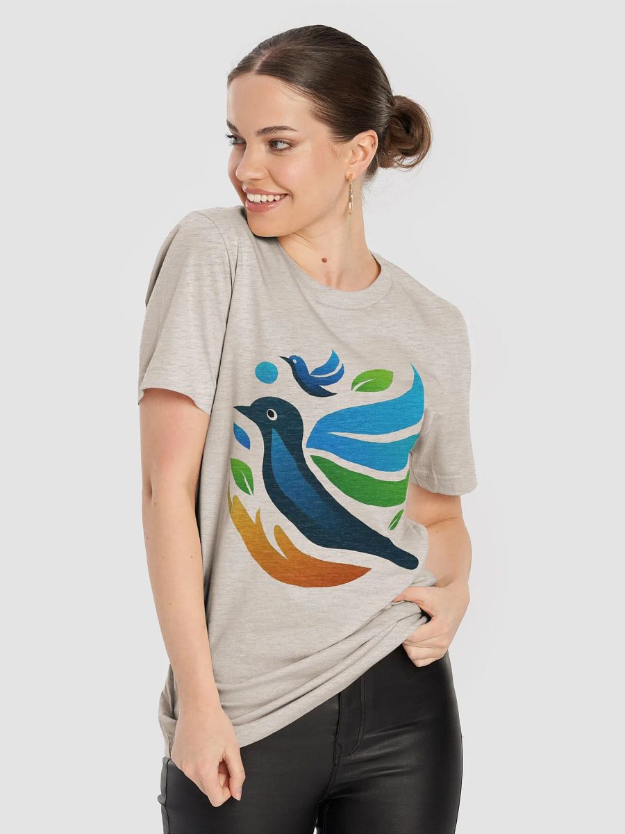 Whimsical Avian Harmony T-Shirt product image (88)