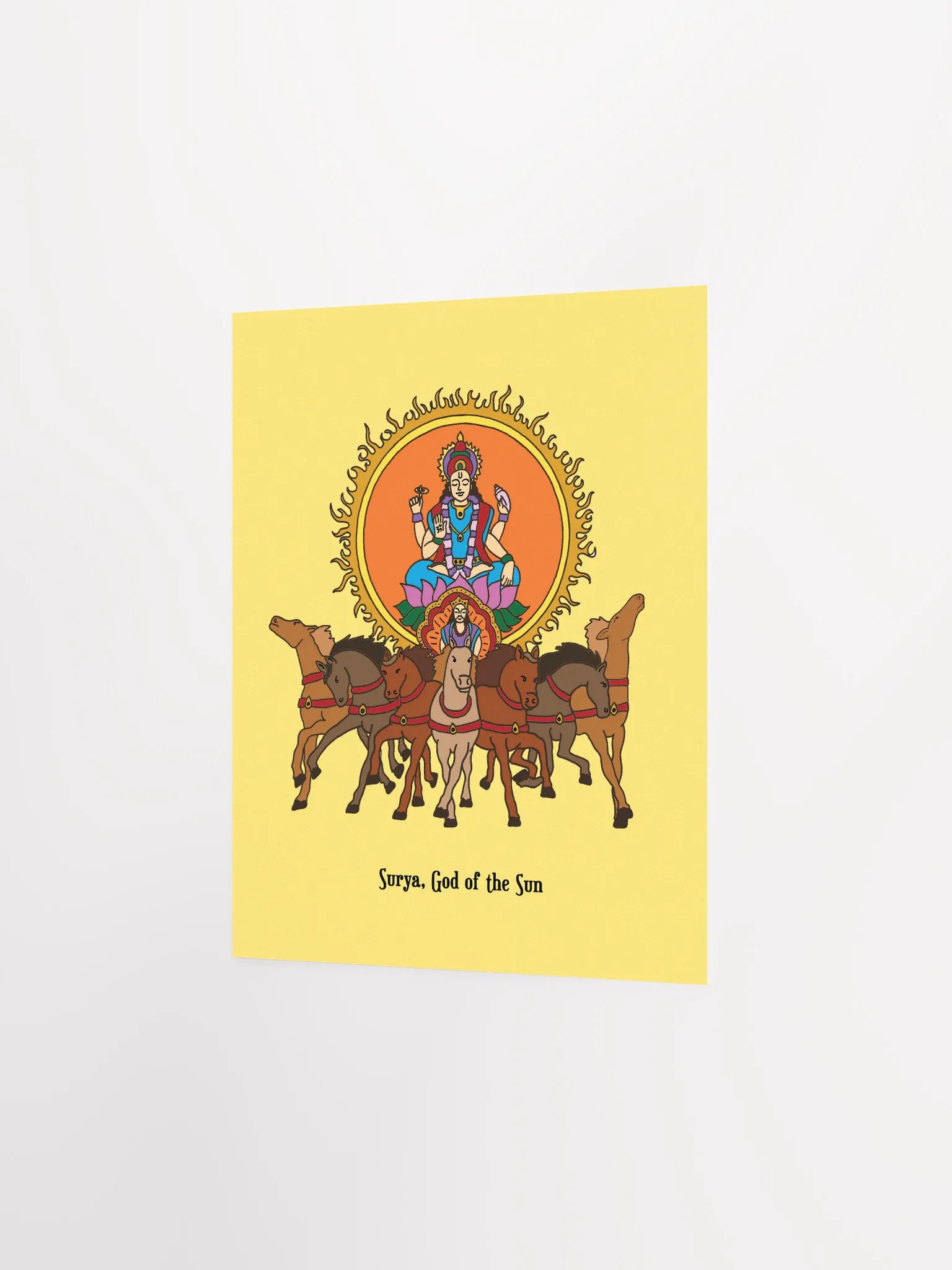 Surya Sun God 8x10 Print product image (2)