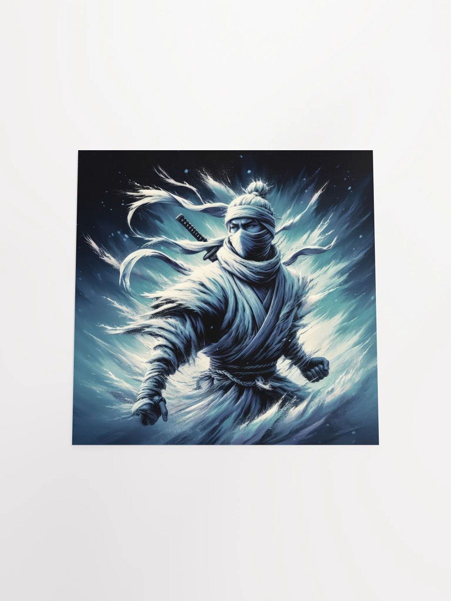 White Shinobi Art Poster Print product image (4)