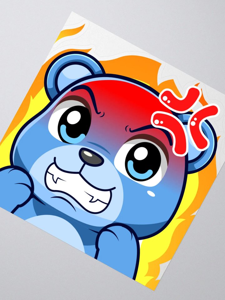 Angry Burke Sticker product image (2)