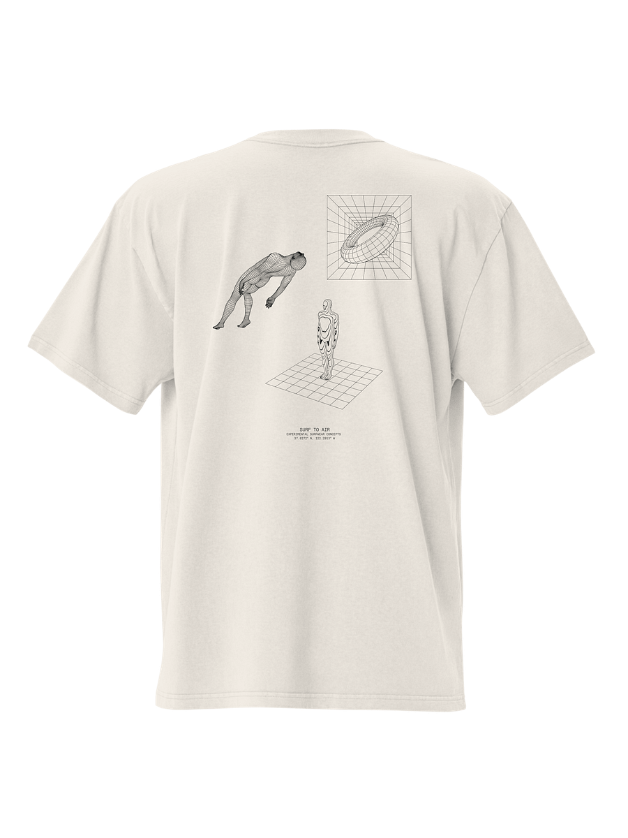Ascend | Oversized Tee (Bone) product image (1)