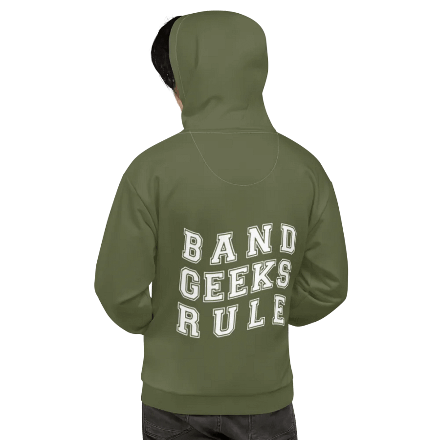 Band Geeks Rule Hoodie | Military Green product image (4)