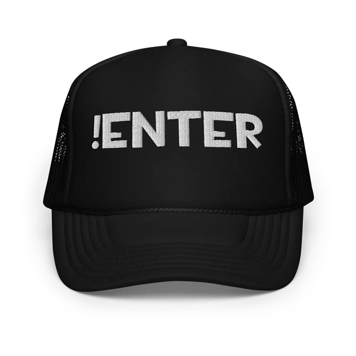 !ENTER 3D Puff Embroidered Hat product image (1)