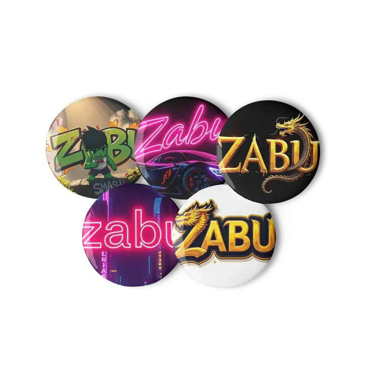 Mixed ZABU Pin Buttons Set product image (3)