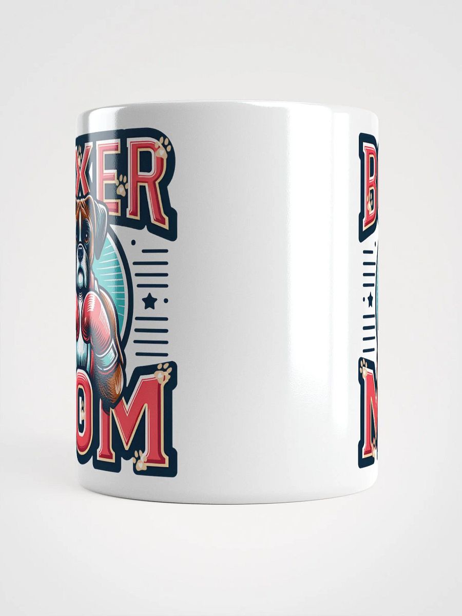 Boxer Mom Ceramic Mug: Boxer Dog with Boxing Gloves Design product image (6)