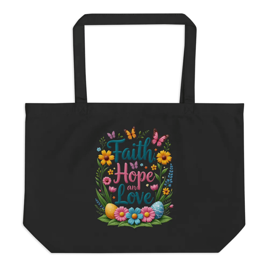 Faith Hope and Love Organic Tote product image (1)