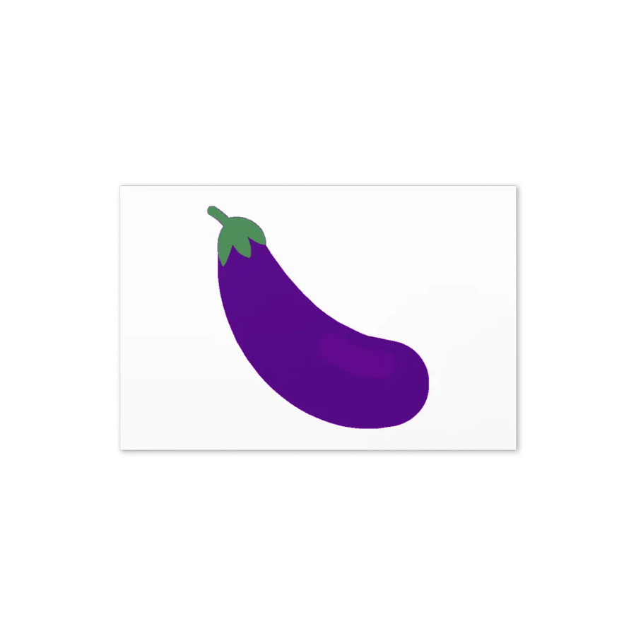 I Love Eggplant Greeting Card product image (6)