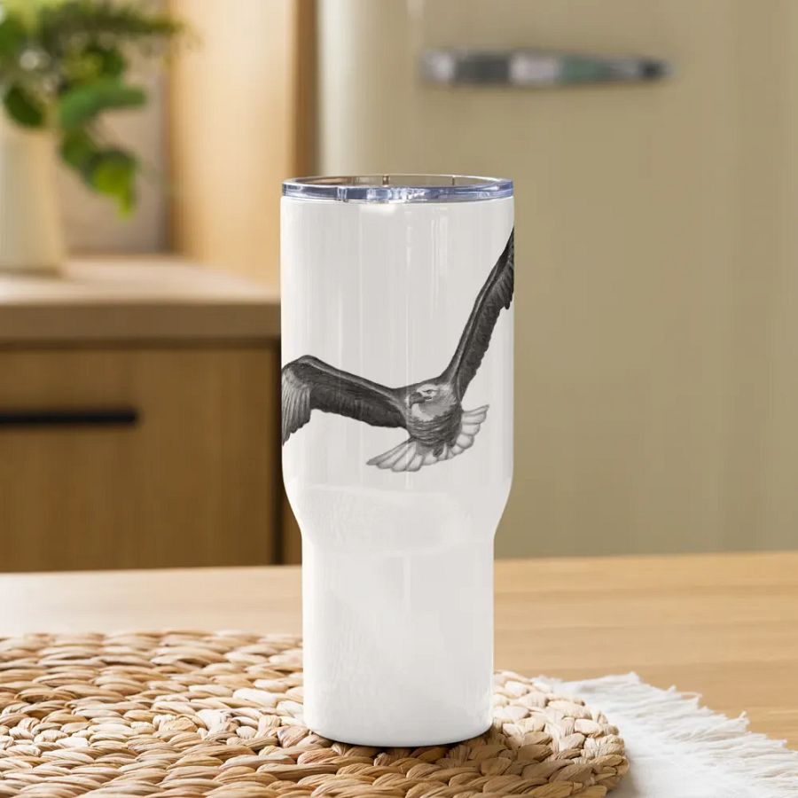 Eagle Drawing Travel Cup product image (9)
