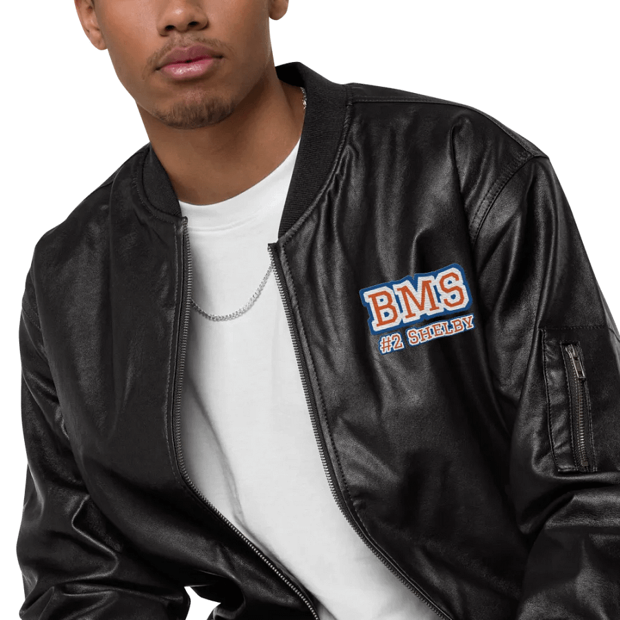 BMS #2 Shelby Leather Bomber Jacket product image (7)