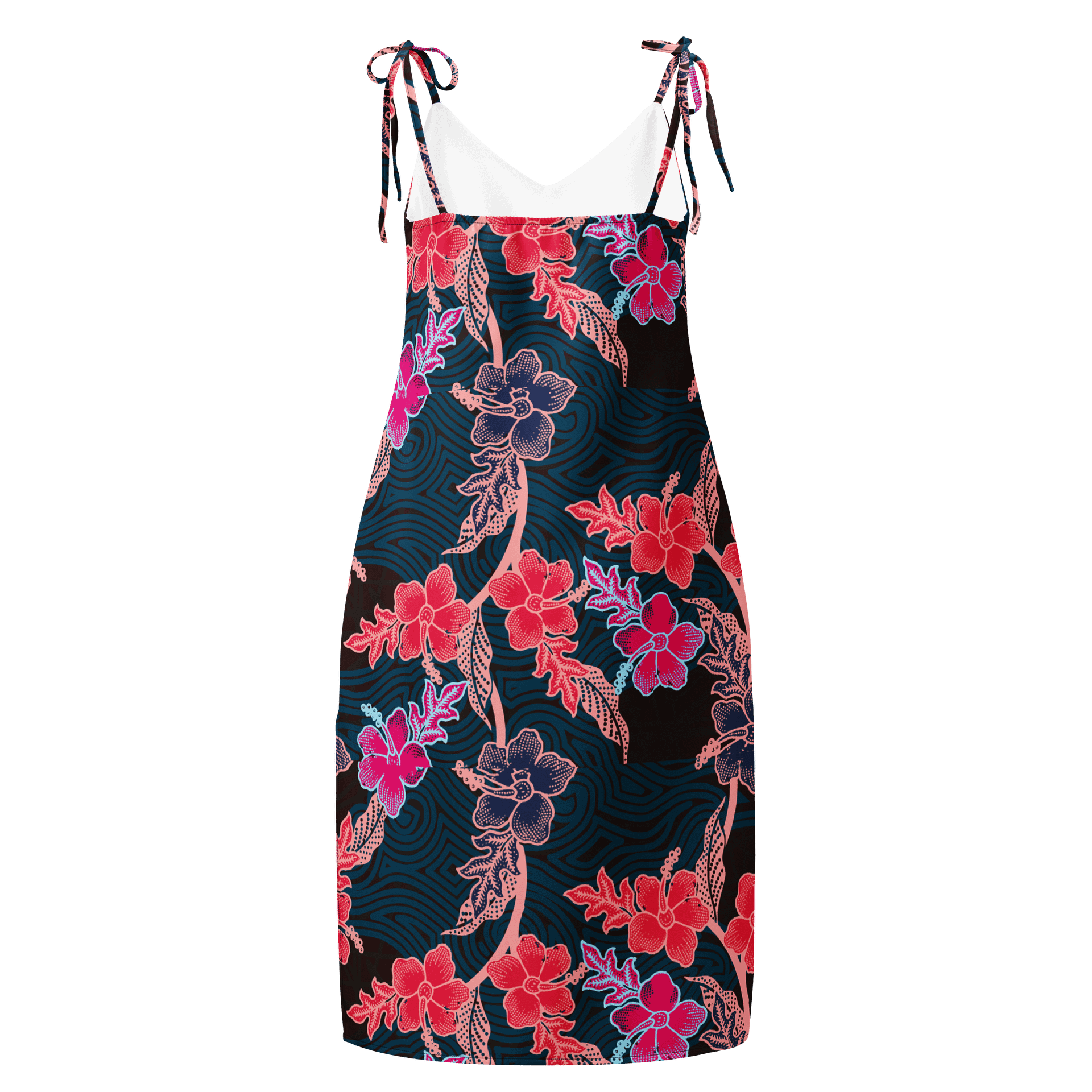 Batik-Inspired Tropical Floral Slip Dress product image (2)