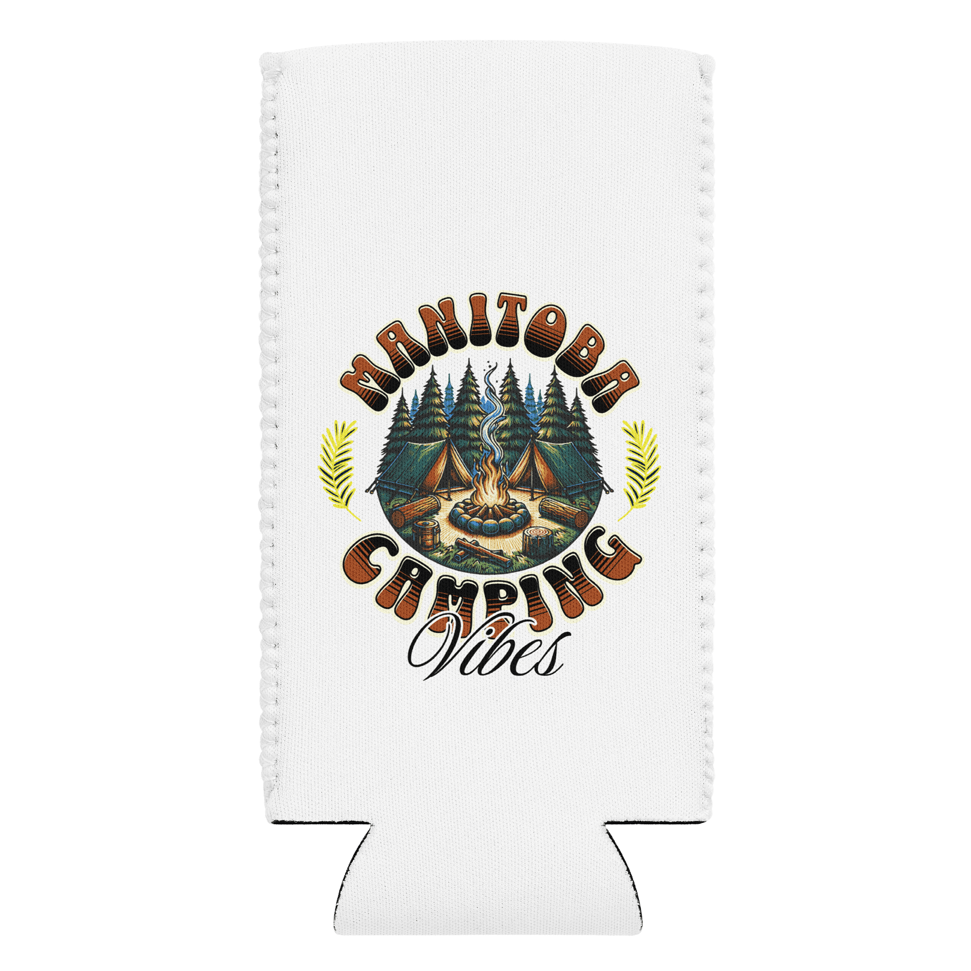 Manitoba Camping Vibes Can Cooler product image (1)
