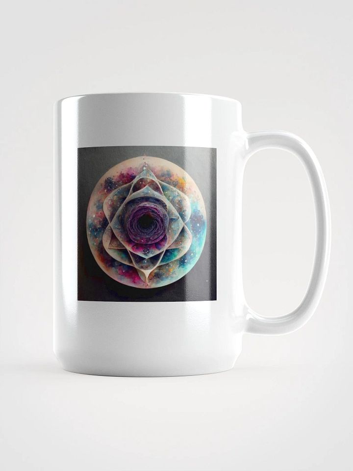 Galactic Rose White Glossy Mug product image (1)