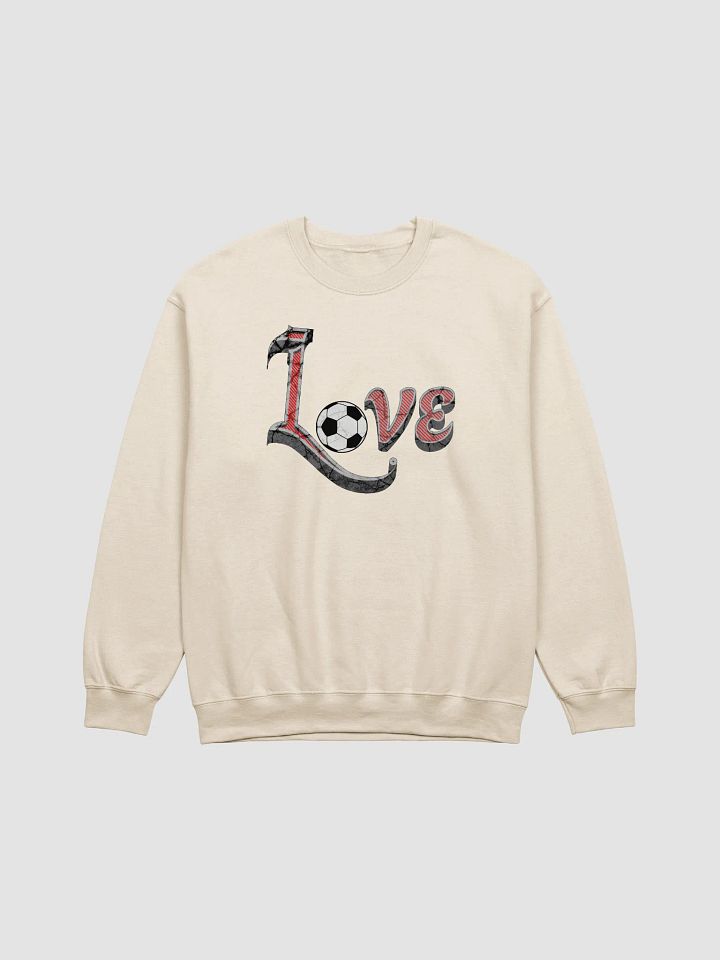 Love Soccer Distressed Crewneck product image (13)