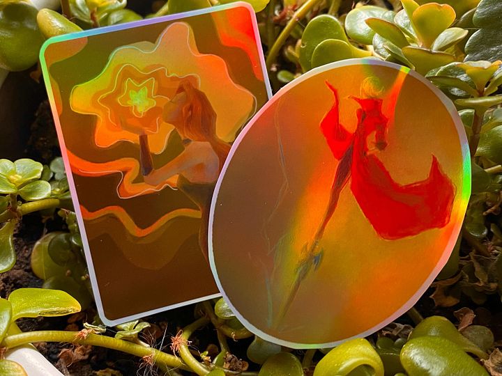 Devil May Cry Holographic Stickers~!! product image (1)