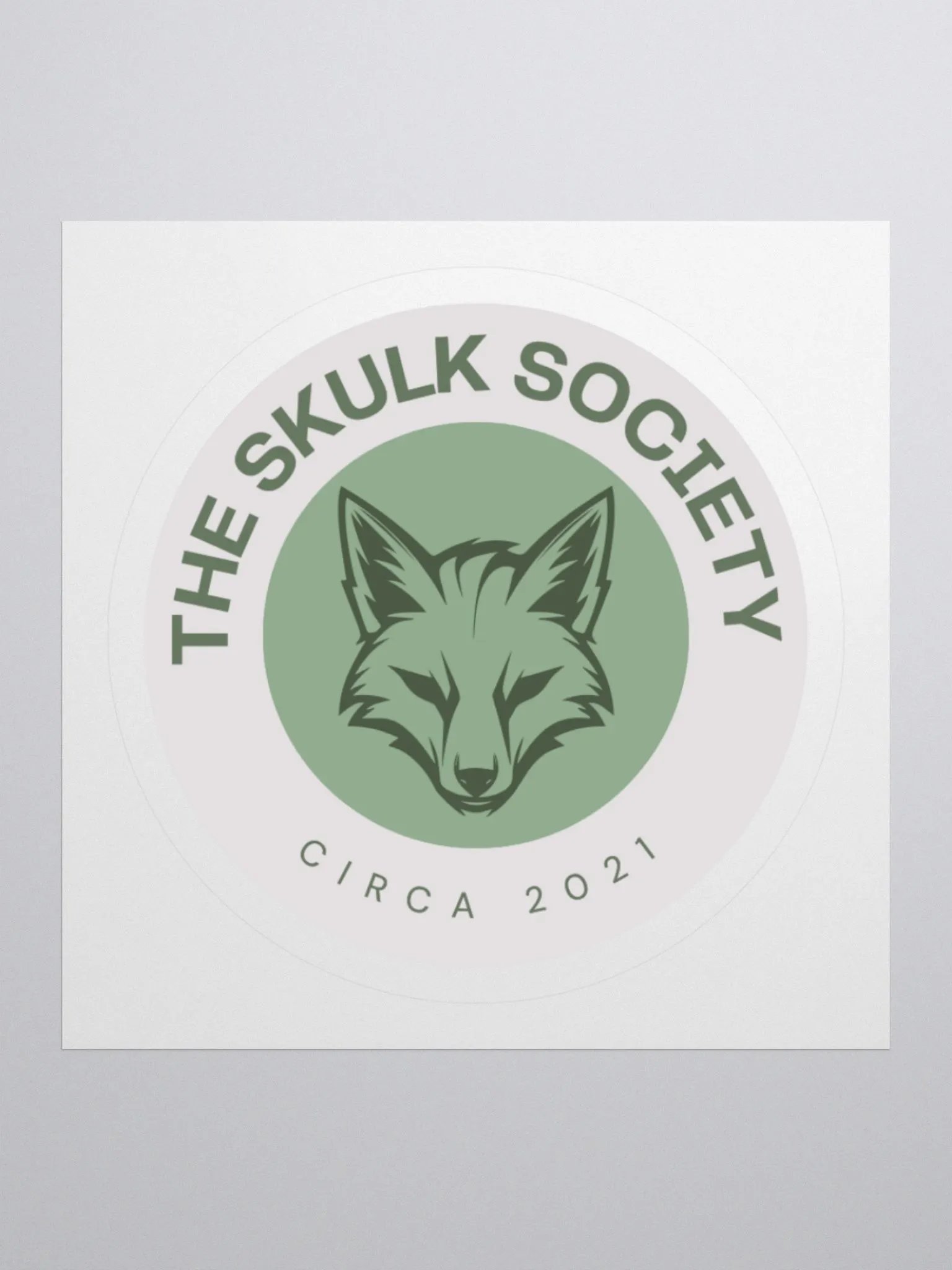 Skulk Society Emblem Sticker | Forest product image (2)