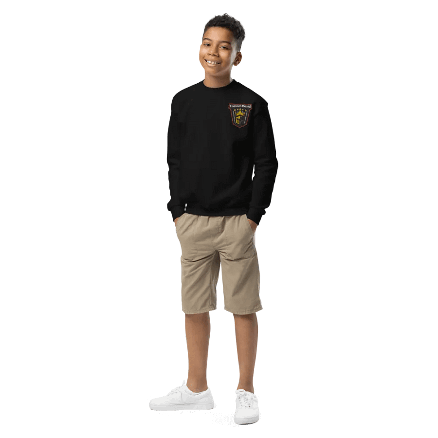 E-Sport embroider YOUTH Crewneck sweat product image (2)