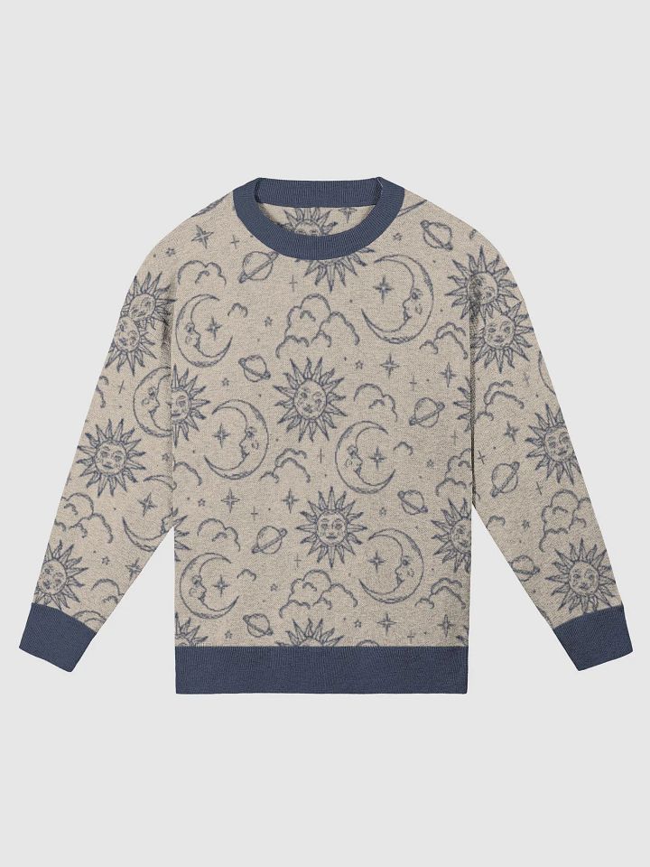 Celestial Comfort Knit Crewneck Sweater product image (1)
