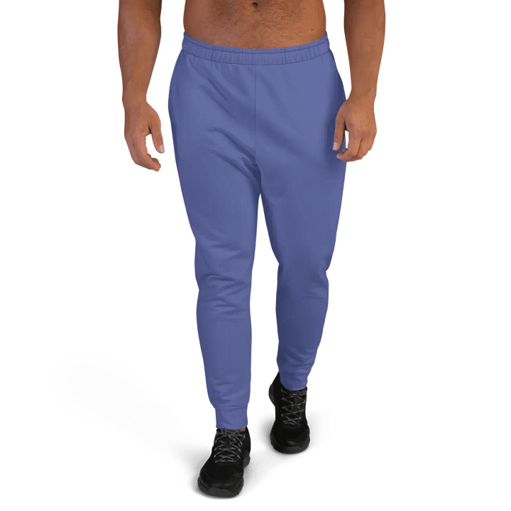 Plain Dark Purple True Summer Recycled Polyester Premium Men's Joggers by Treasure Pie product image (1)