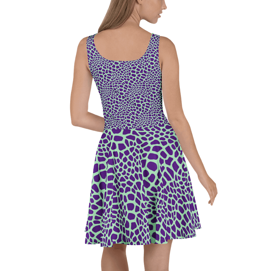 Green Giraffe Skater Dress product image (4)