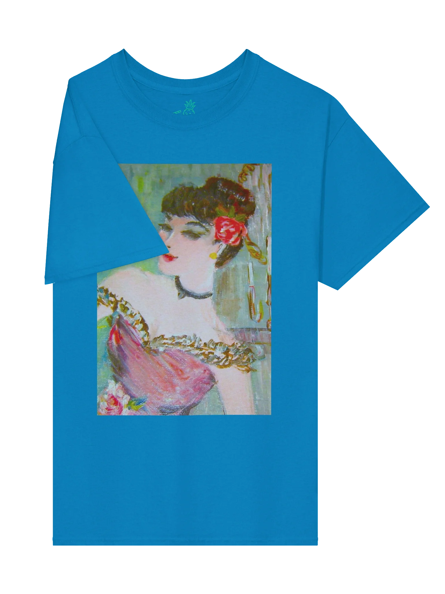 19th Century French It Girl Portrait Boxy Fit Unisex T-Shirt product image (33)