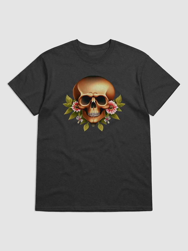 Skull with Nice Flowers Skull, skulls, skull art design, skeleton, skull and bones, scary, skull tattoo, artistic skull, human skull, dark skull, bones, Halloween, flowers product image (10)