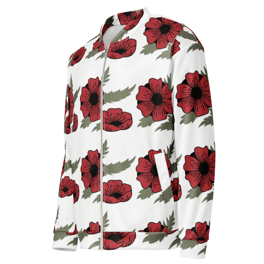 Blossom Grid All-Over Bomber Jacket product image (4)