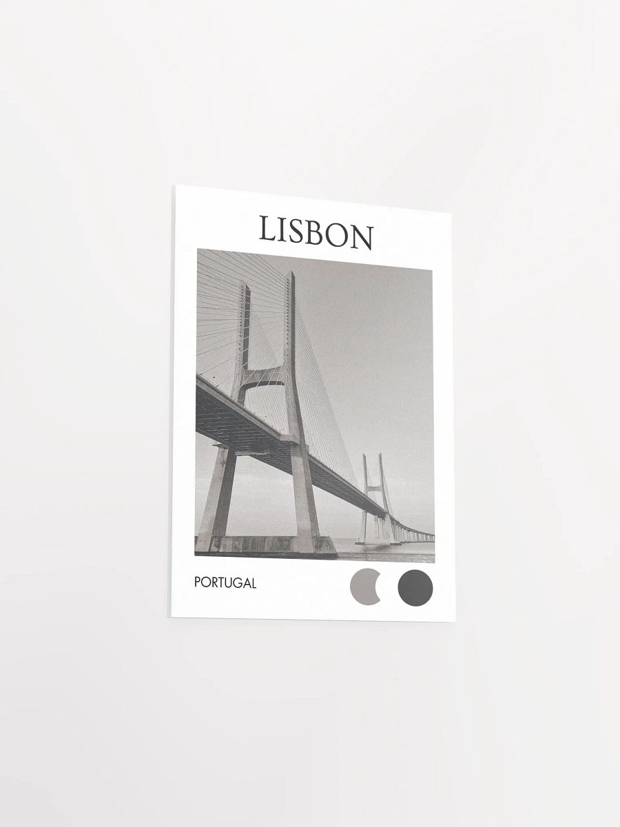 Vasco da Gama Bridge - Black & White product image (3)