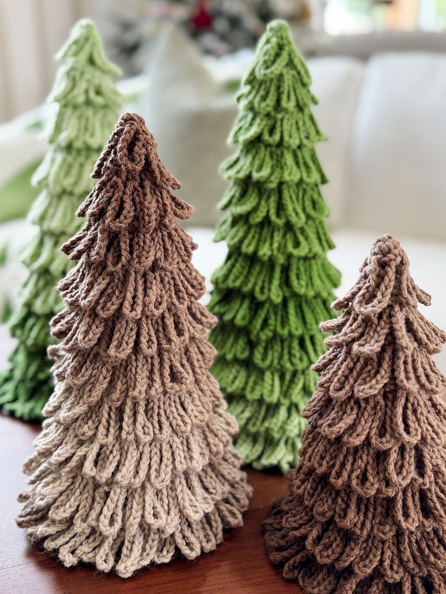 Ombre Loopy Trees Crochet Pattern product image (10)