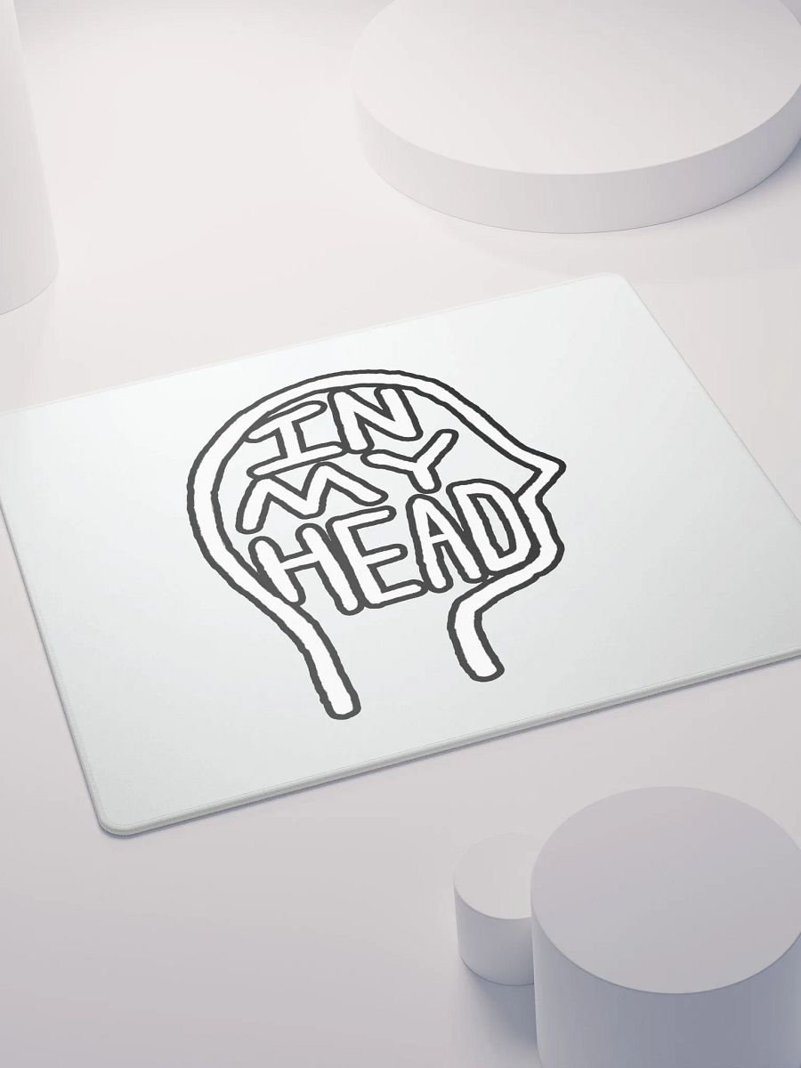 In My Head (lined design, #763D7D) mouse pad product image (4)