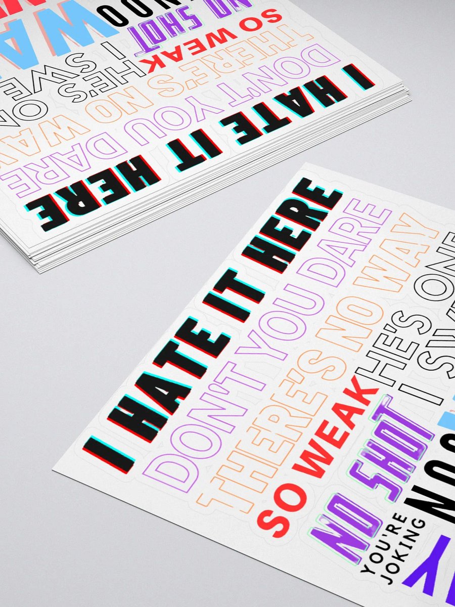 GAMER TALK STICKER product image (11)