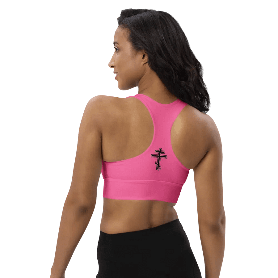 Pink Rose Serenity Longline Sports Bra product image (6)