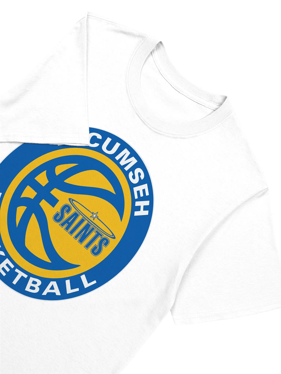 Adult Tecumseh Saints Basketball T-Shirt product image (3)