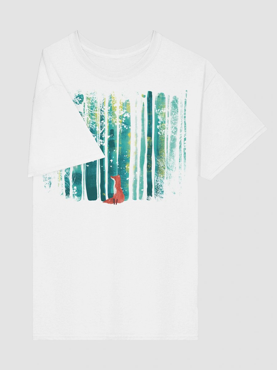 Lone fox graphic t-shirt product image (33)