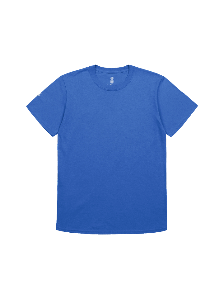 Relaxed Fit Lightweight Lucky Pineapple® Minimalist Sleeve Solid Color Unisex T-Shirt (Blue Colors) product image (2)